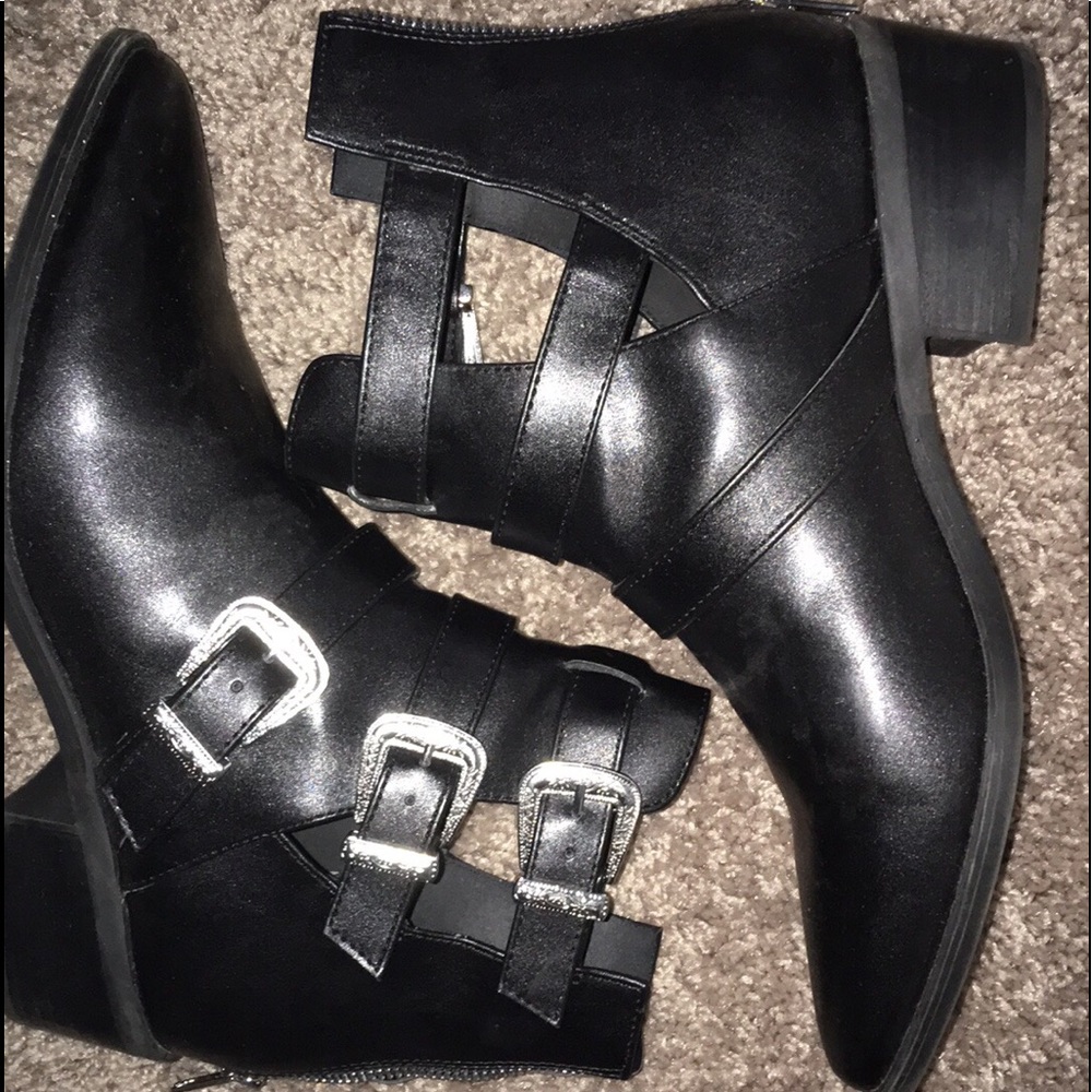Black booties